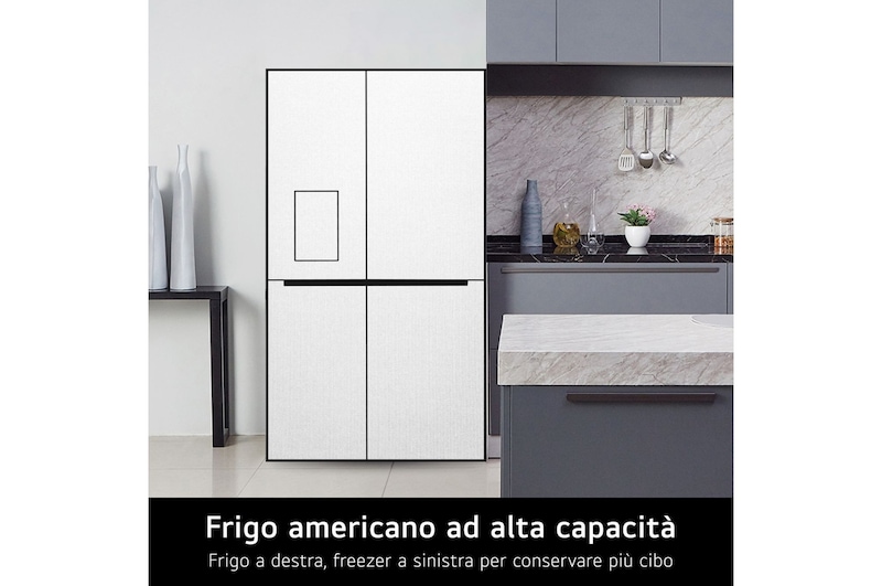Frigo americano ad alta capacità GSLE91EVAB